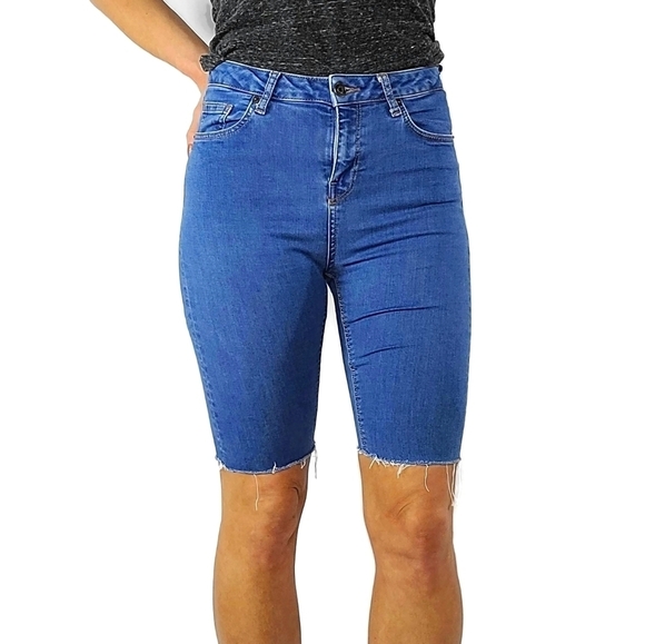 TopShop Moto Cutoff Jamie Crop Size 28x9 - Picture 1 of 4